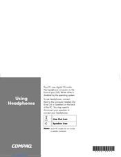 Compaq Headphones Using