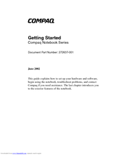 Compaq 272637-001 Getting Started