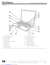 Compaq 6720t - Mobile Thin Client Quickspecs