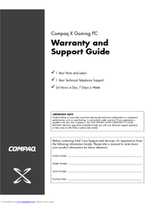 Compaq GX5000T Support Manual