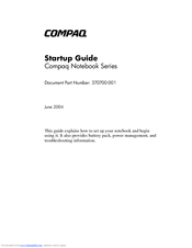 Compaq Compaq Presario,Presario 2250 Startup Manual