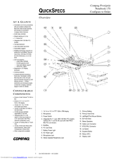 Compaq Prosignia 170 Quickspecs