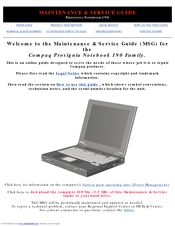 Compaq ProSignia 197 Maintenance And Service Manual