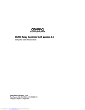 Compaq StorageWorks HSZ80 Configuration And Cli Reference Manual