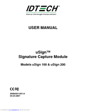 Compaq uSign Signature Capture Module uSign 100 User Manual