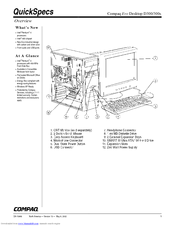 Compaq Evo Desktop D300s Quickspecs