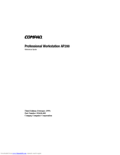 Compaq Professional Workstation AP200 Reference Manual