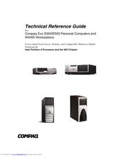 Compaq Evo D500 - Convertible Minitower Technical Reference Manual
