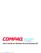 Compaq Inkjet Ij1200 User Manual