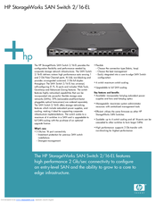 HP StorageWorks 2/16-EL Brochure