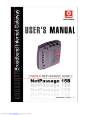 Compex NetPassage 15B User Manual
