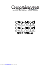 Comprehensive CVG-808xl User Manual