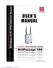 Compex NetPassage 18A User Manual