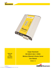 Cooper Bussmann VERSION 1.6 BU-945U-E 802.11 DSSS User Manual