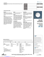 Cooper Lighting Exterior Wall Luminaire 694-WP-RB Specifications