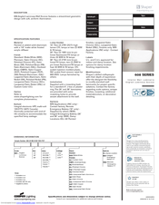 Cooper Lighting Interior Wall Luminaire 608 Specification Sheet