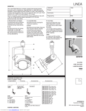 Cooper Lighting LINEA LV309 Specification Sheet