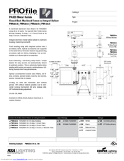 Cooper Lighting PM132cb Specification Sheet