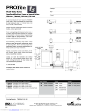 Cooper Lighting PM133ob Specification Sheet