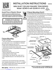 Rsa Lighting QCM510 Installation Instructions