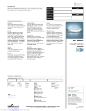Cooper Lighting Shaper 603 Specification Sheet