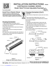 Rsa Lighting V90094A Installation Instructions