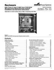 Cooper S280-79-10 Install And Operation Instructions