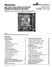 Cooper Form 5 UDP Install And Operation Instructions