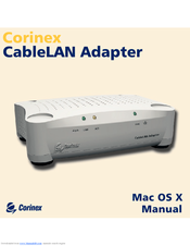 Corinex MAC OS X Owner's Manual