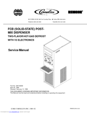 Cornelius 326142000 Service Manual