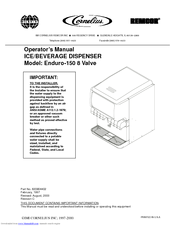 Cornelius Enduro 150 8 Valve Operator's Manual