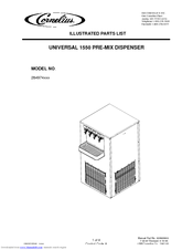 Cornelius REMCOR 1550 Illustrated Parts List