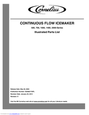 Cornelius 1400 Series Illustrated Parts List