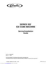 Cornelius 322 Service/Installation Manual