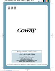 Coway MHS-E5010X Owner's Manual