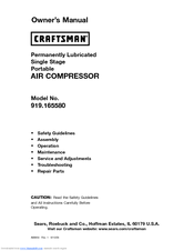 Craftsman 919.165580 Owner's Manual