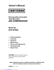 Craftsman 919.167242 Owner's Manual