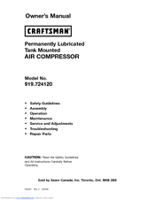 Craftsman 919.724120 Owner's Manual