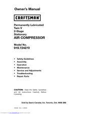 Craftsman 919.72427 Owner's Manual