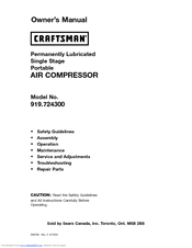 Craftsman 919.7243 Owner's Manual