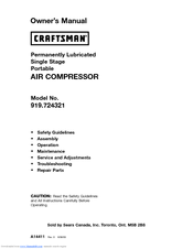 Craftsman 919.724321 Owner's Manual