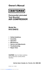 Craftsman 919.724572 Owner's Manual