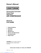 Craftsman 919.724580 Owner's Manual