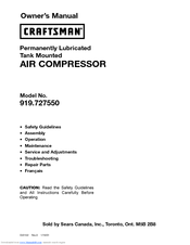 Craftsman 919.72755 Owner's Manual