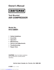 Craftsman 919.728001 Owner's Manual