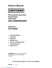 Craftsman 919.724582 Owner's Manual
