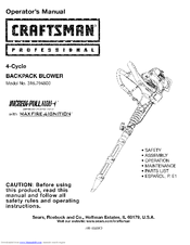 Craftsman 79480 Operator's Manual