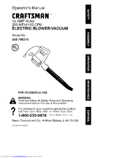 Craftsman 358.798370 Operator's Manual
