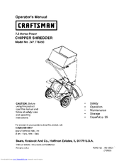 Craftsman 247.776350 Operator's Manual