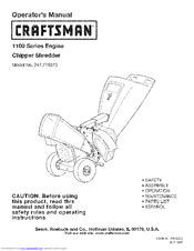 Craftsman 247.776370 Operator's Manual